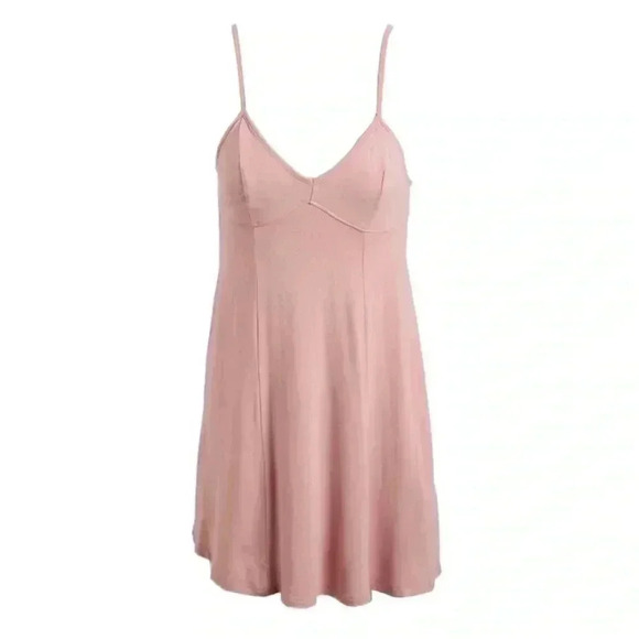 🆕Forever21 Mauve/Blush Sleeveless V-Neck Dress S🆕 - Picture 4 of 8